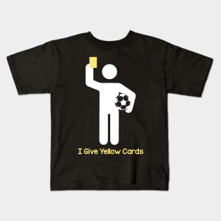 Referee Yellow Card Kids T-Shirt